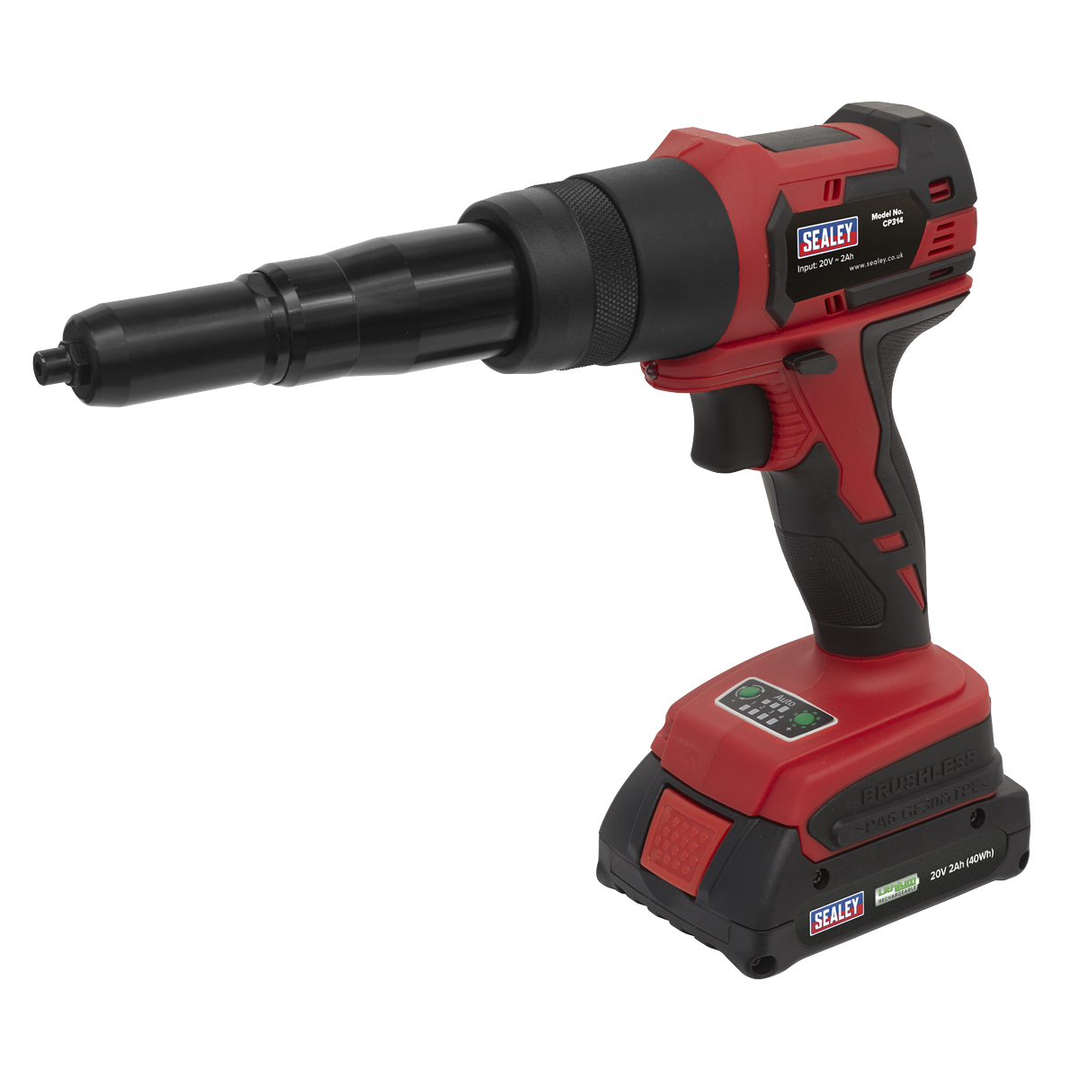 Cordless Riveter 20V 2Ah Lithium-ion - CP314 - Farming Parts