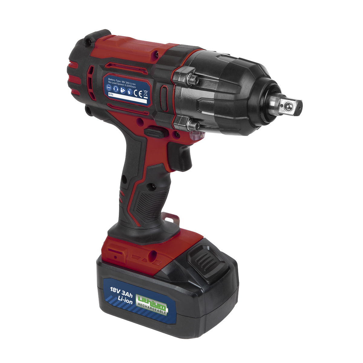 Cordless Impact Wrench 18V 3Ah Lithium-ion 1/2"Sq Drive - CP400LI - Farming Parts