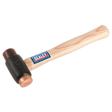 Copper/Rawhide Faced Hammer 1.5lb Hickory Shaft - CRF15 - Farming Parts