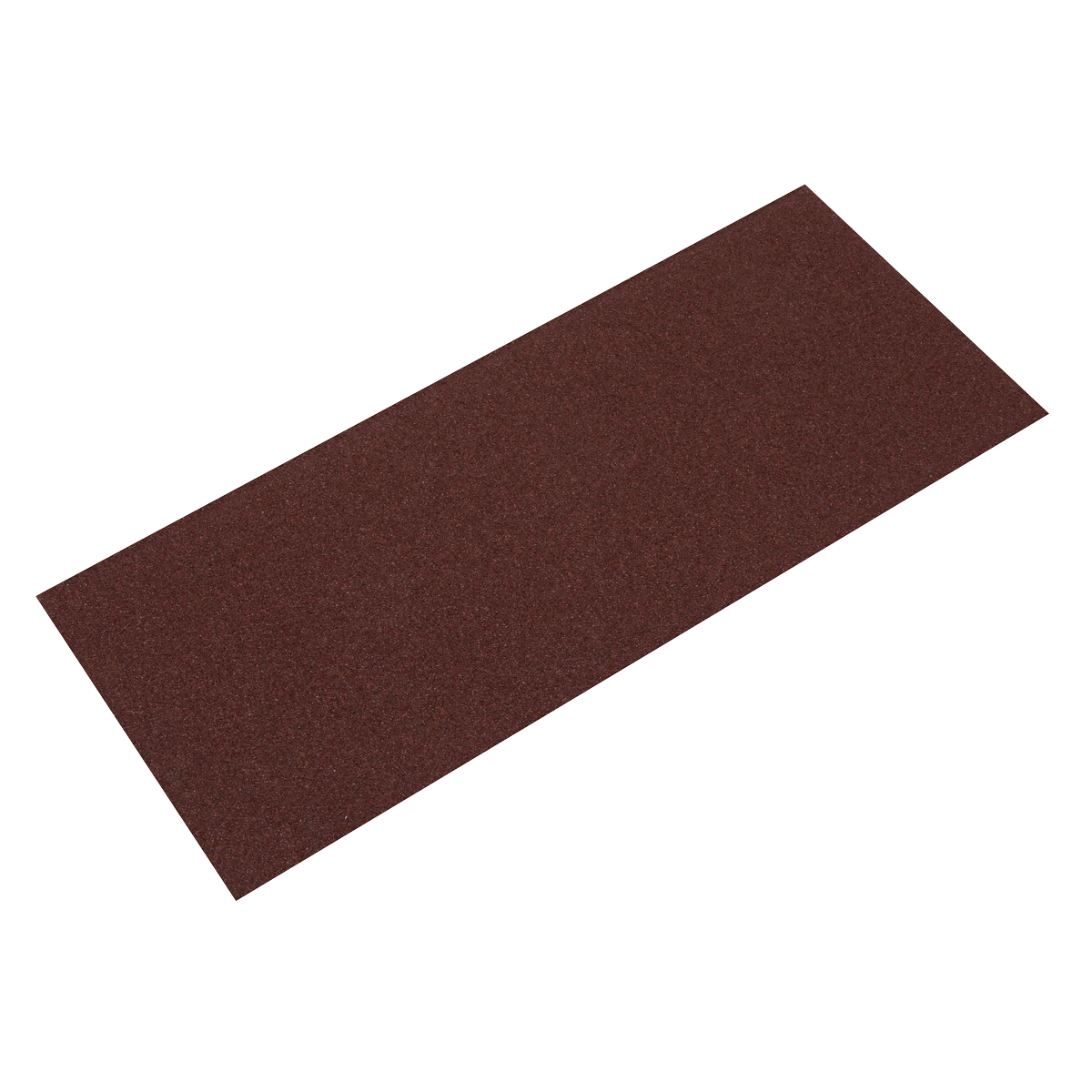 The Sealey Orbital Sanding Sheet 115 x 280mm 40Grit - Pack of 5 (CS11540/5) features a fine brown grit texture, making it ideal for use with half sheet orbital sanders or for sanding wood surfaces. This 40Grit option excels at efficiently smoothing and preparing materials.