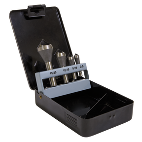 Slotted Deburring Countersink Drill Bit Set 4pc 90° - CSSET4O - Farming Parts