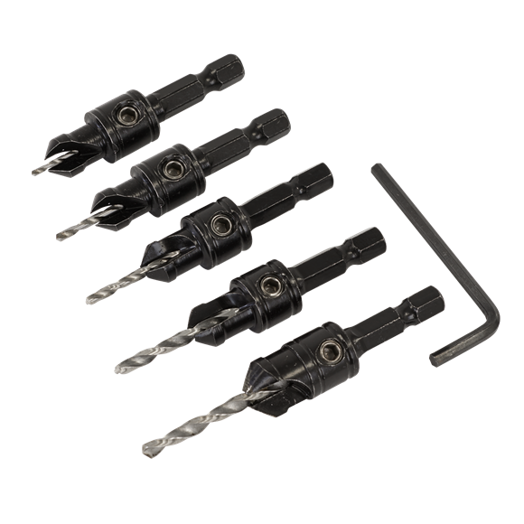 Sealey | Countersink Drill Bit Set 5pc - CSSET5