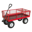 Platform Truck with Sides Pneumatic Tyres 450kg Capacity - CST806 - Farming Parts