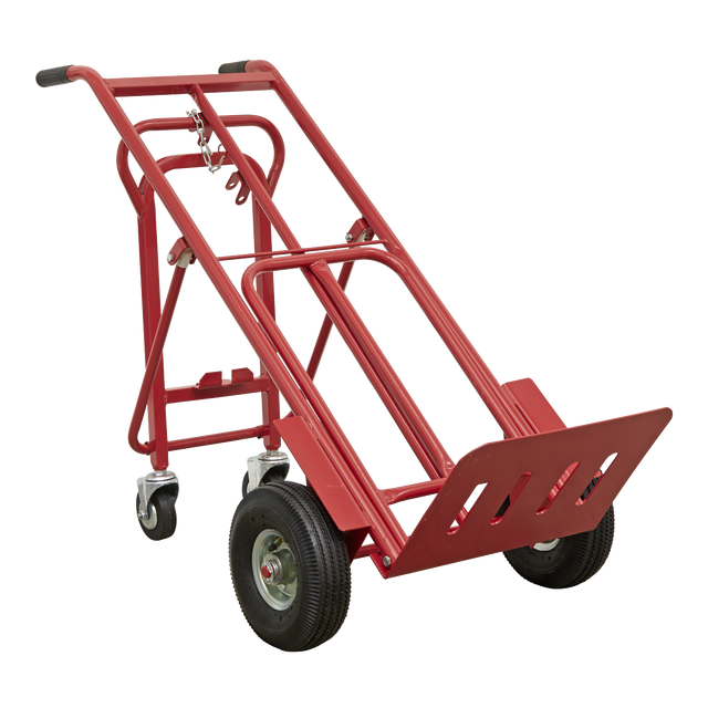 Sack Truck 3-in-1 with Pneumatic Tyres 250kg Capacity - CST989 - Farming Parts