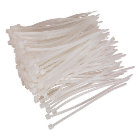Cable Tie 100 x 2.5mm White Pack of 200 - CT10025P200W - Farming Parts