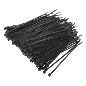 Cable Tie 100 x 2.5mm Black Pack of 200 - CT10025P200 - Farming Parts