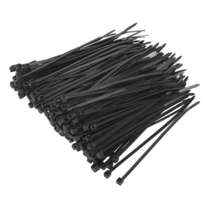 Cable Tie 100 x 2.5mm Black Pack of 200 - CT10025P200 - Farming Parts