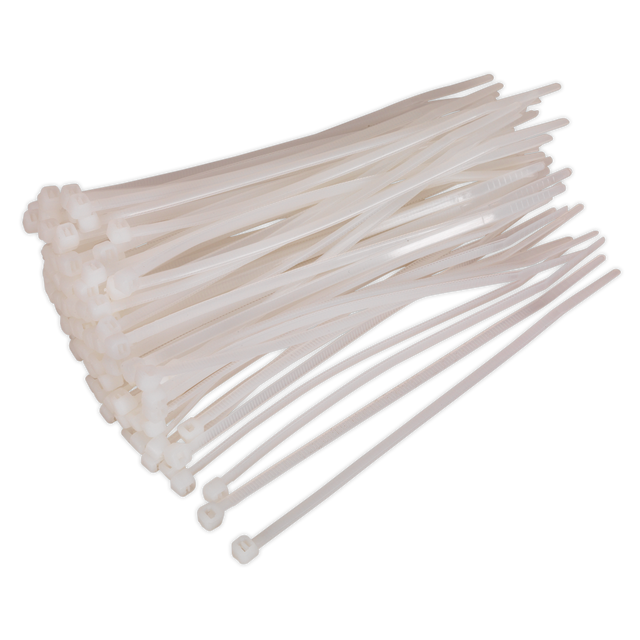 Cable Tie 150 x 3.6mm White Pack of 100 - CT15036P100W - Farming Parts