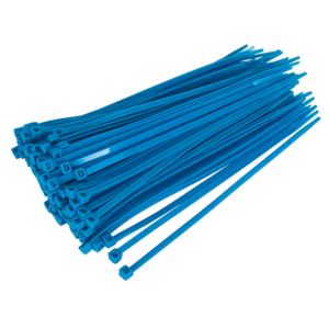 Cable Tie 200 x 4.8mm Blue Pack of 100 - CT20048P100B - Farming Parts