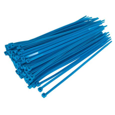 Cable Tie 200 x 4.8mm Blue Pack of 100 - CT20048P100B - Farming Parts