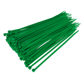 Cable Tie 200 x 4.4mm Green Pack of 100 - CT20048P100G - Farming Parts