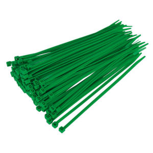 Cable Tie 200 x 4.4mm Green Pack of 100 - CT20048P100G - Farming Parts