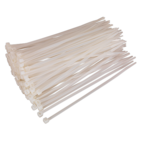 Cable Tie 200 x 4.8mm White Pack of 100 - CT20048P100W - Farming Parts