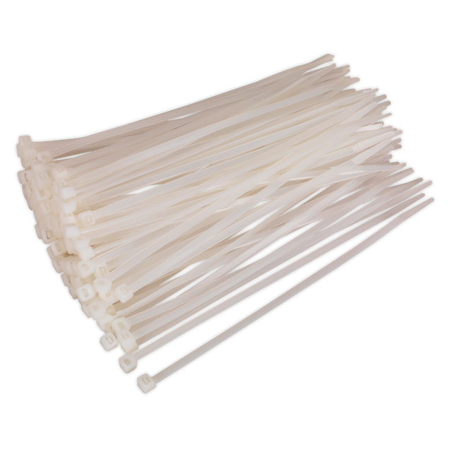 Cable Tie 200 x 4.8mm White Pack of 100 - CT20048P100W - Farming Parts