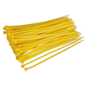 Cable Tie 200 x 4.4mm Yellow Pack of 100 - CT20048P100Y - Farming Parts