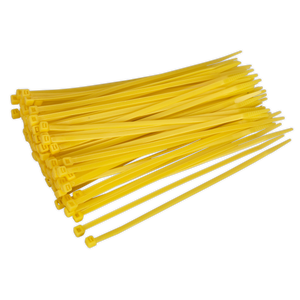 Cable Tie 200 x 4.4mm Yellow Pack of 100 - CT20048P100Y - Farming Parts