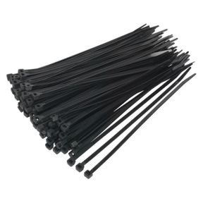 Cable Tie 200 x 4.8mm Black Pack of 100 - CT20048P100 - Farming Parts