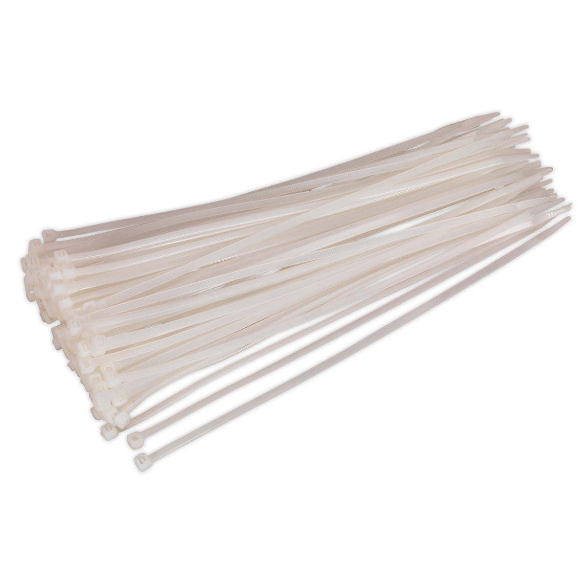 Cable Tie 300 x 4.8mm White Pack of 100 - CT30048P100W - Farming Parts