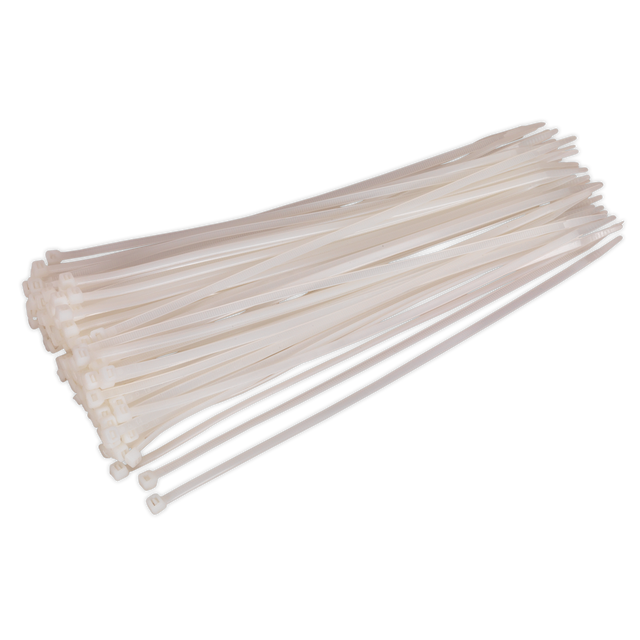 Cable Tie 300 x 4.8mm White Pack of 100 - CT30048P100W - Farming Parts