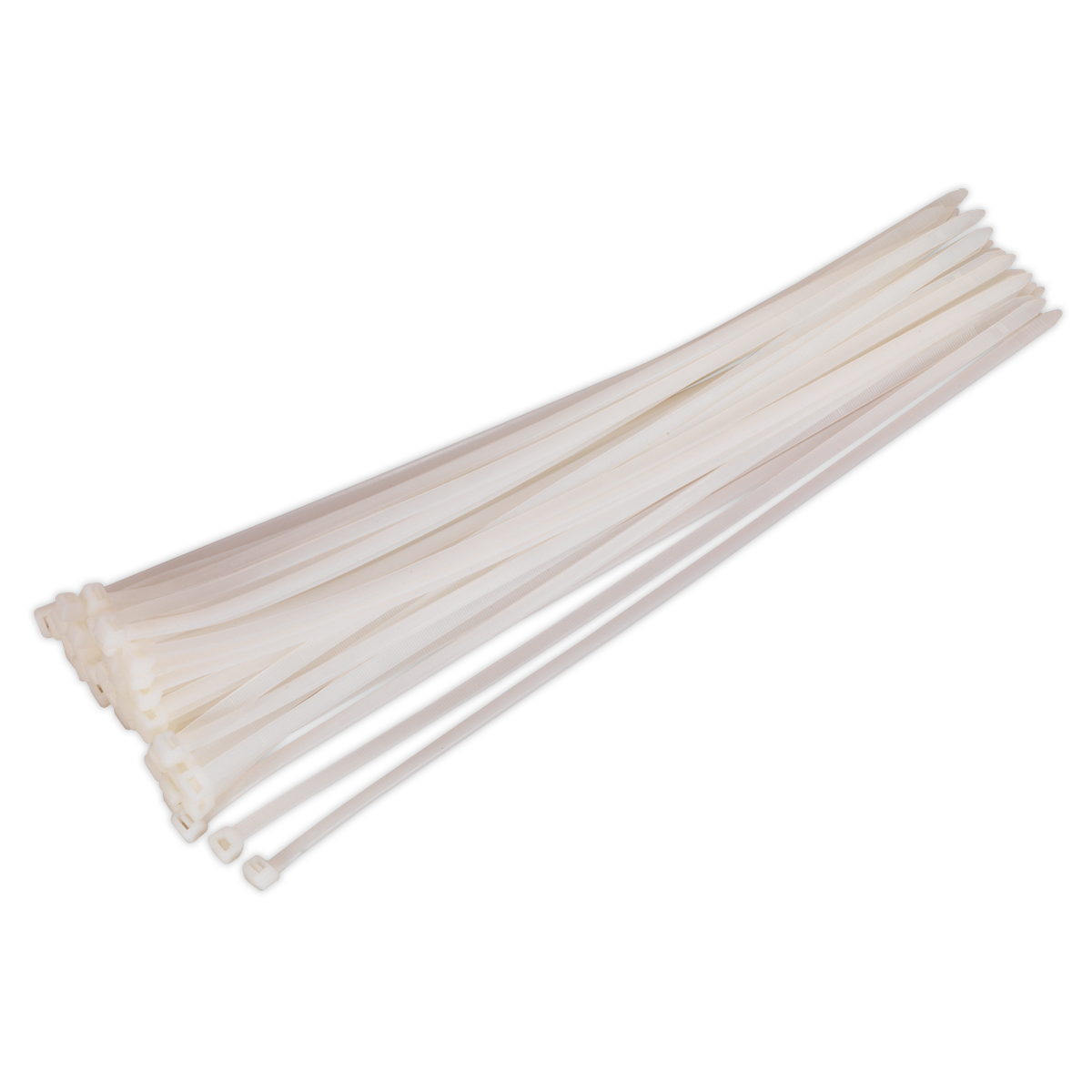 Cable Tie 450 x 7.6mm White Pack of 50 - CT45076P50W - Farming Parts