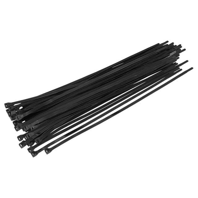 Cable Tie 450 x 7.6mm Black Pack of 50 - CT45076P50 - Farming Parts