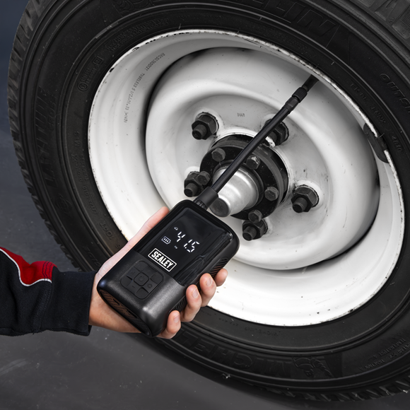 Sealey Tyre Inflator & Power Bank Worklight Rechargeable SE CTI130