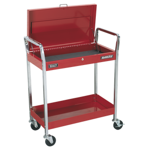 Trolley 2-Level Heavy-Duty with Lockable Top - CX104 - Farming Parts