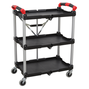 Folding Workshop Trolley 3-Level - CX314 - Farming Parts