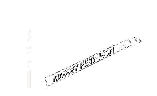 *STOCK CLEARANCE* - Decal, Massey Ferguson, Right - 4273501M1