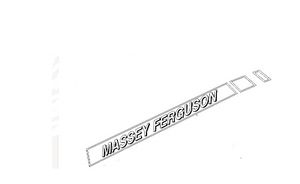 *STOCK CLEARANCE* - Decal, Massey Ferguson, Right - 4273501M1