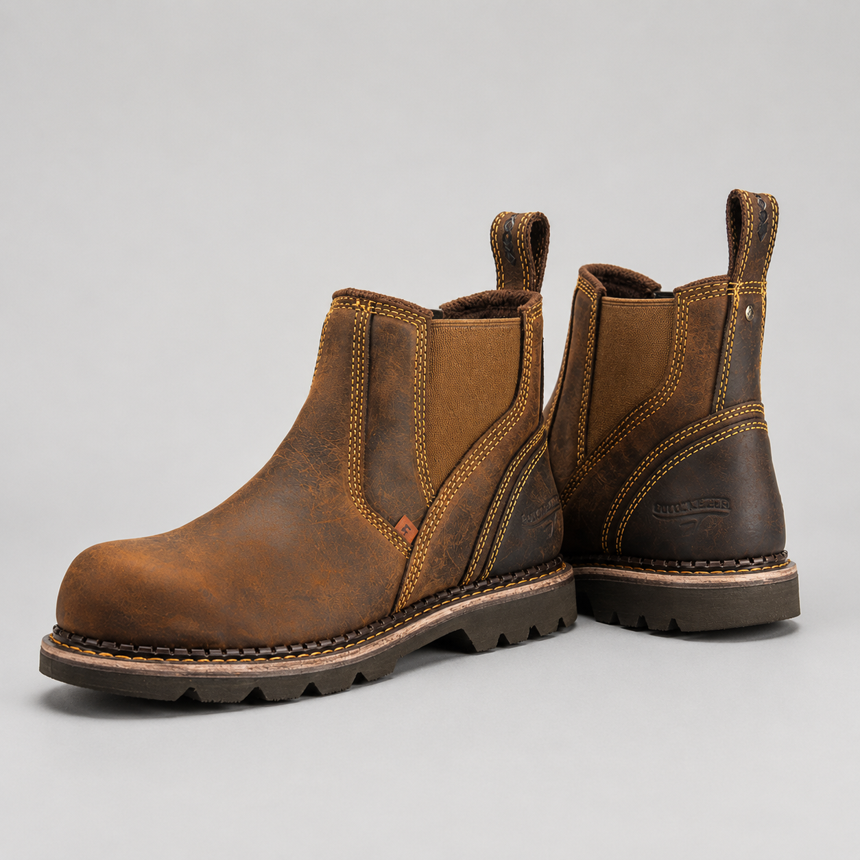 Buckler Safety Dealer Boot – Goodyear Welted Steel Toe Work Boots | B1555SM