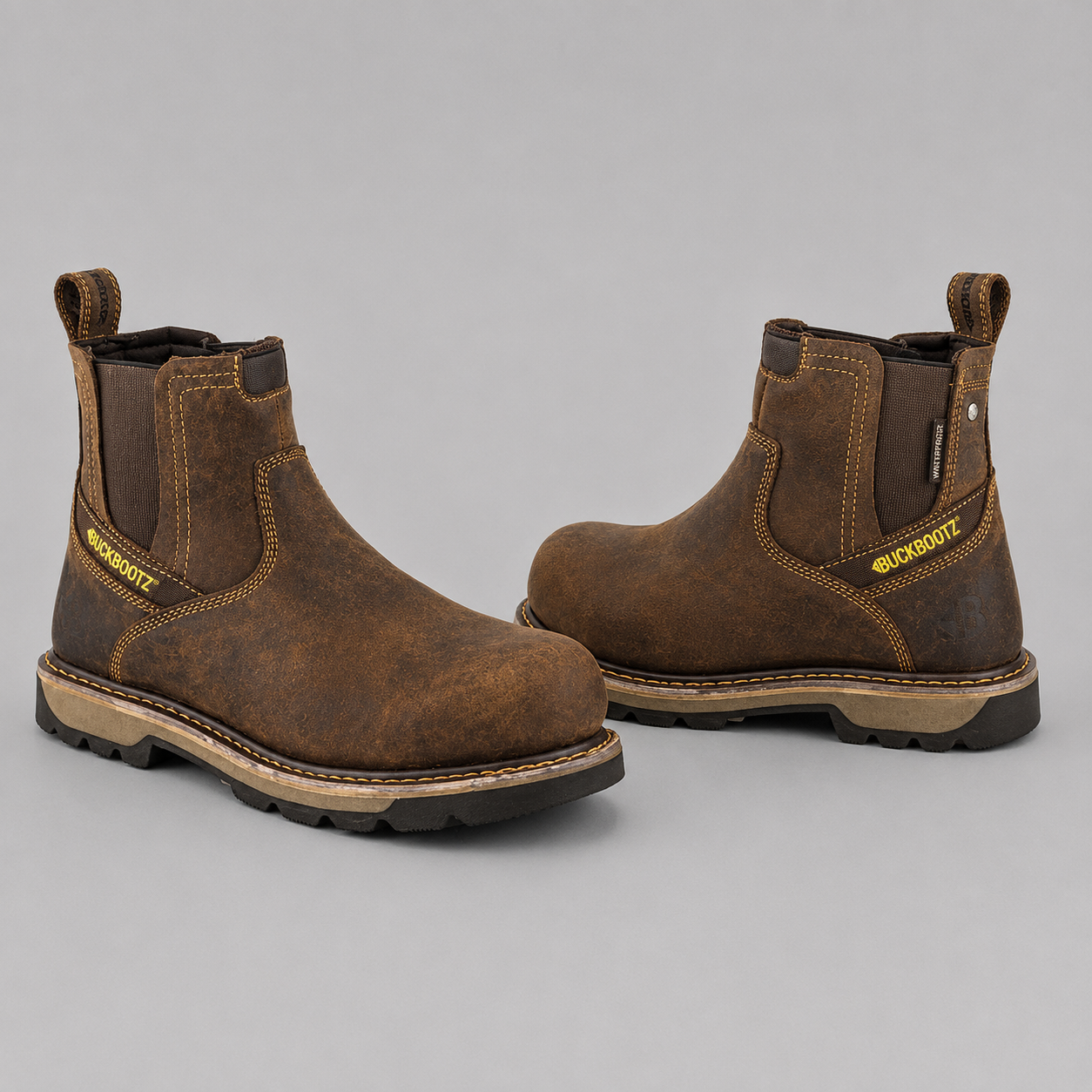 Buckbootz B1180 Buckflex Waterproof Dealer Safety Boots Wide Fit