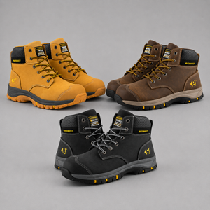 Buckbootz WIZL1BLK Black Safety Boots SB PS HRO WPA Wide Fit