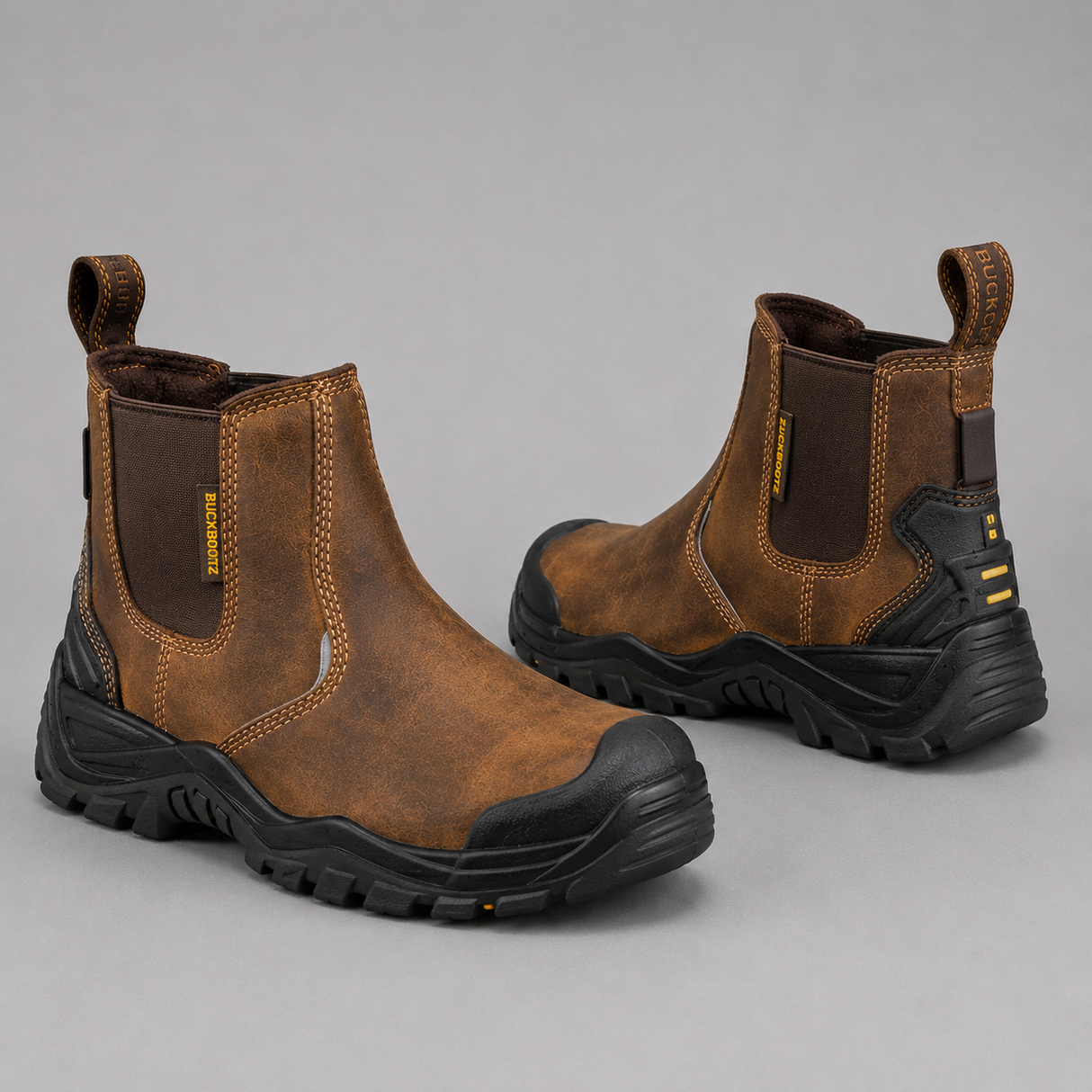 Buckler Safety Buckshot – Waterproof Steel Toe Work Boots | BSH006BR