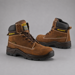 Buckbootz LACERZ Brown Crazy Horse Waterproof Safety Boots S7S