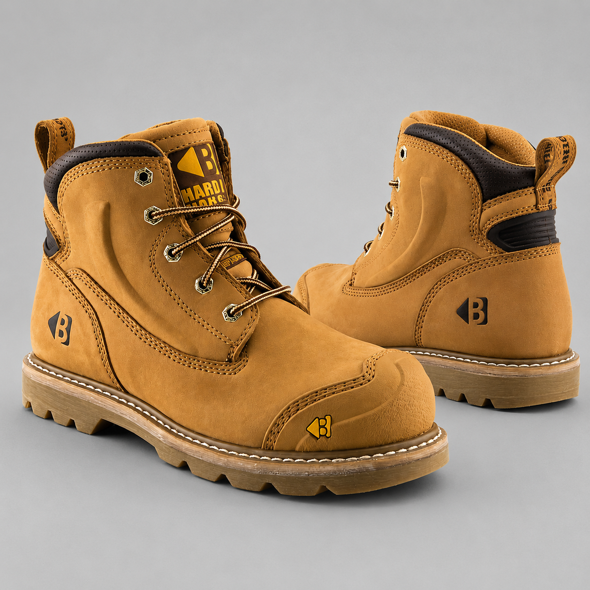 Buckler Safety Lace Boot – B650SM | Goodyear Welted, Steel Toe & Slip-Resistant