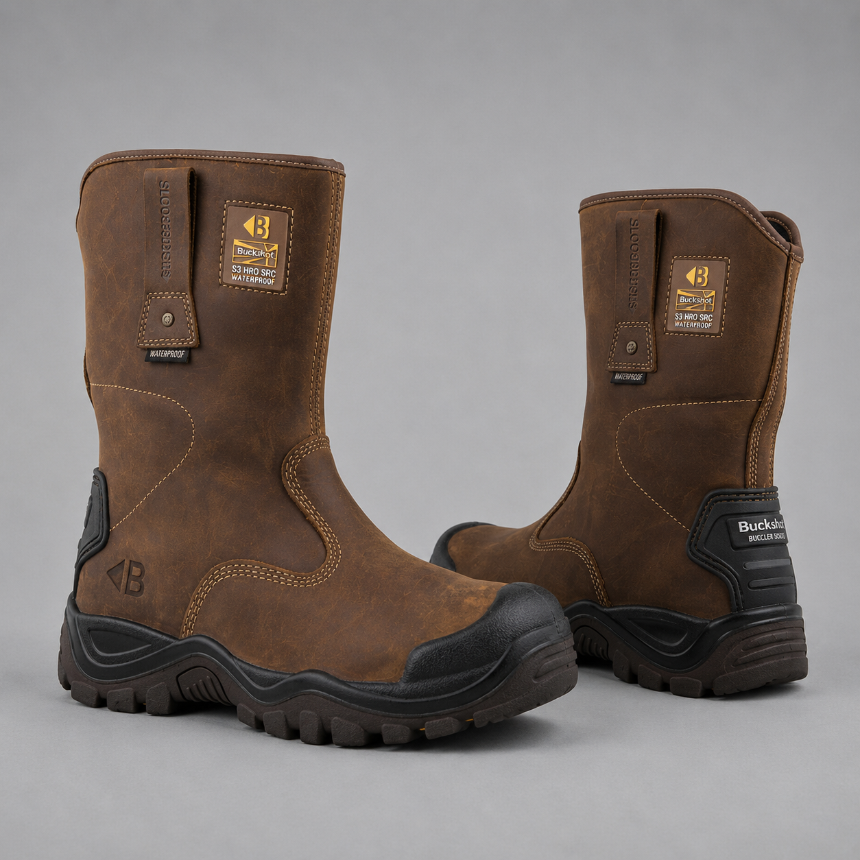 Buckler Waterproof Safety Rigger Boot – BSH010BR | Extra Comfort & Secure Fit