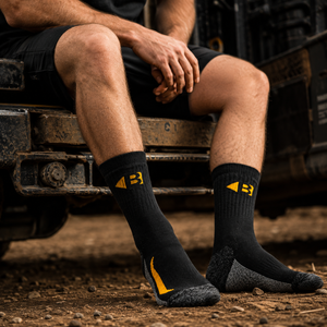 Buckbootz Cordura Work Socks BSOKZCORDURA Coolmax Reinforced