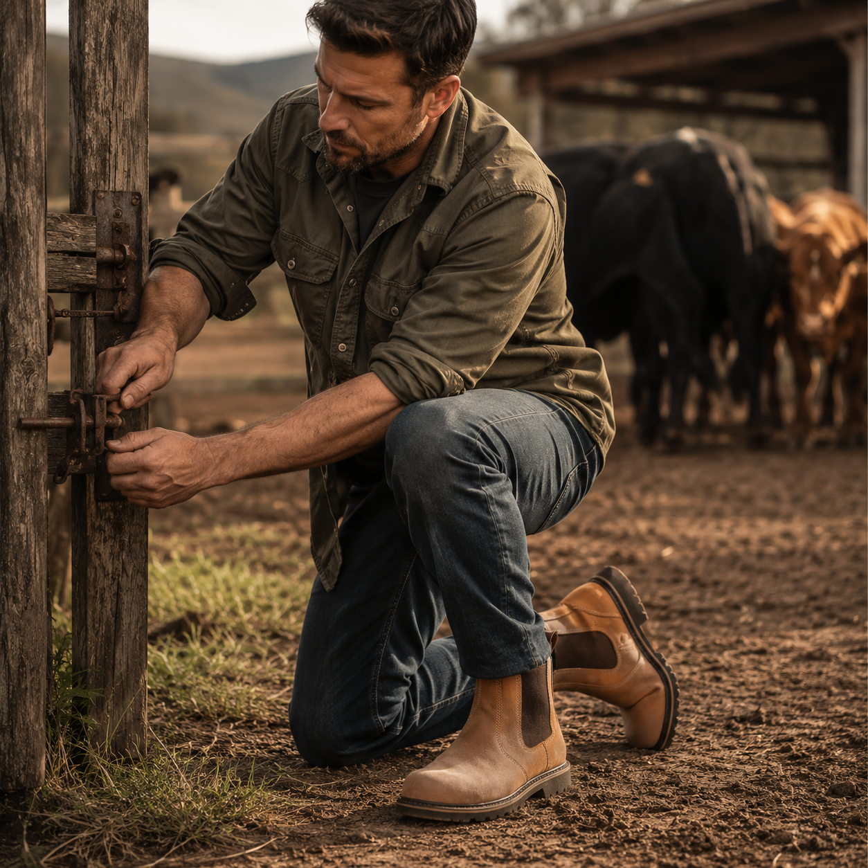 Buckler Non-Safety Buckflex Dealer Boots – Premium Leather Work Boots | B1100