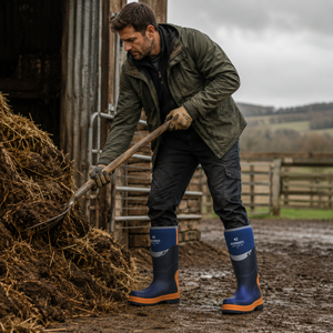 Buckler Safety Buckbootz Blue – Waterproof Steel Toe Work Boots | BBZ6000BL