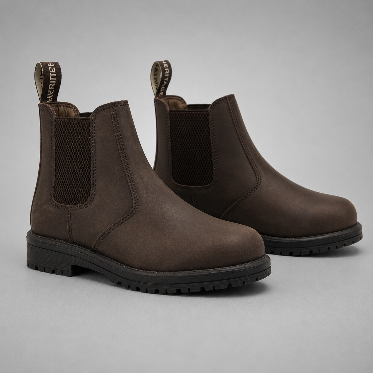 Xpert Heritage Wrangler Junior Dealer Boot – Durable & Stylish | Dark Brown