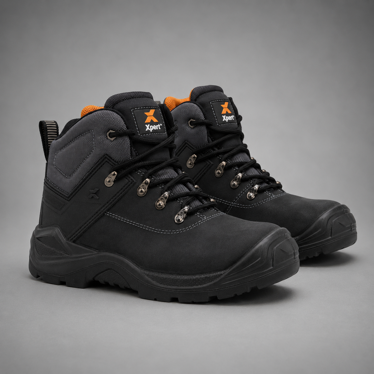 Xpert Warrior S3 Safety Laced Boot – Steel Toe & Waterproof Protection | Black