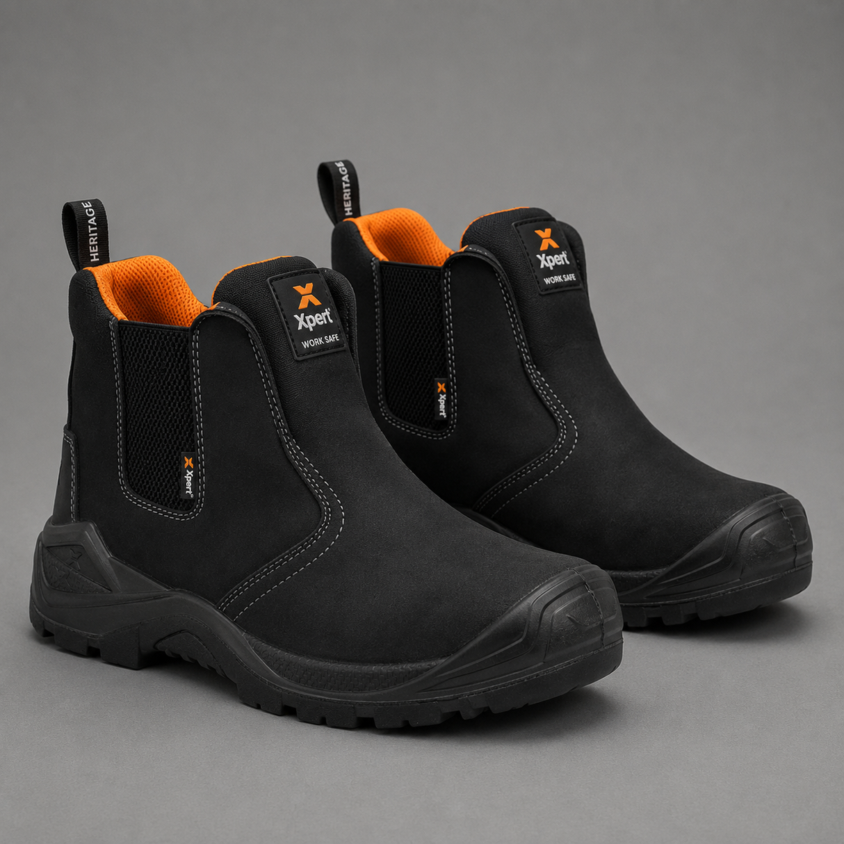 Xpert Defiant S3 Safety Dealer Boot – Steel Toe & Heavy-Duty Protection | Black
