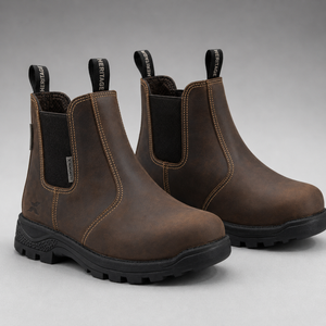 Xpert Heritage Chelsea Non-Safety Boot – Premium Leather & All-Day Comfort | Brown
