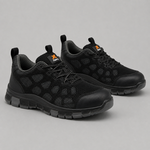 Xpert Charge S3 Safety Trainer – Lightweight & Protective Work Footwear | Black/Grey