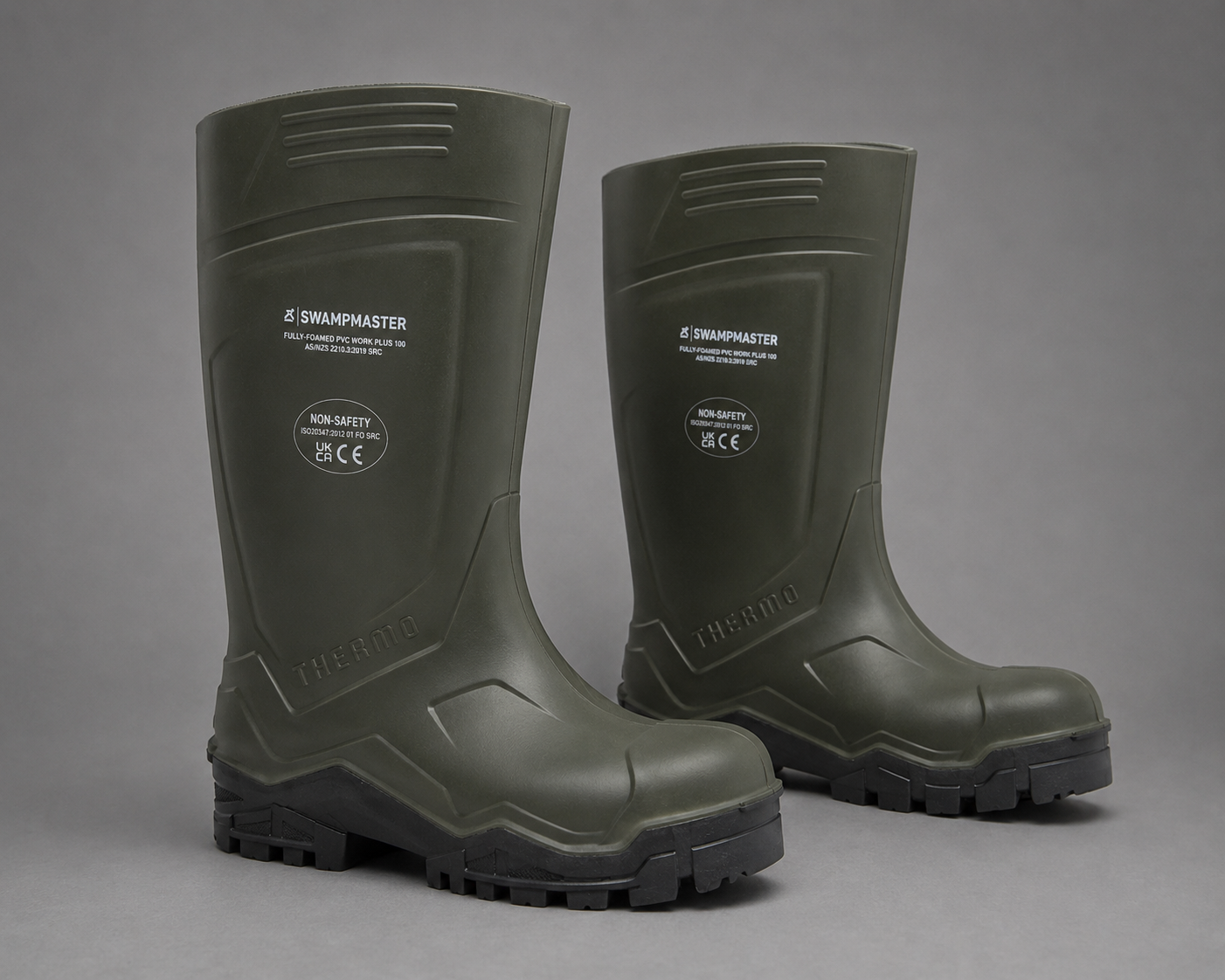 Swampmaster Pro Thermo S5 Safety Wellington Boots – Lightweight, -50°C Rated & Composite Toe | Green