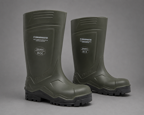 Swampmaster Pro Thermo S5 Safety Wellington Boots – Lightweight, -50°C Rated & Composite Toe | Green
