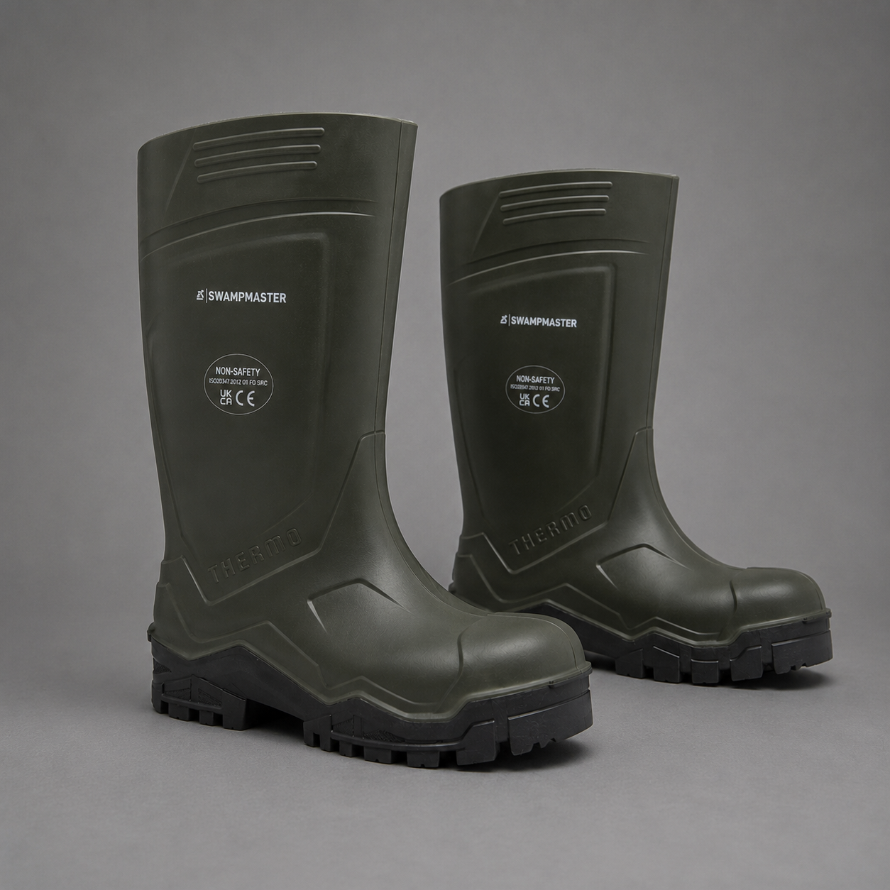 Swampmaster Pro Thermo S5 Safety Wellington Boots – Lightweight, -50°C Rated & Composite Toe | Green