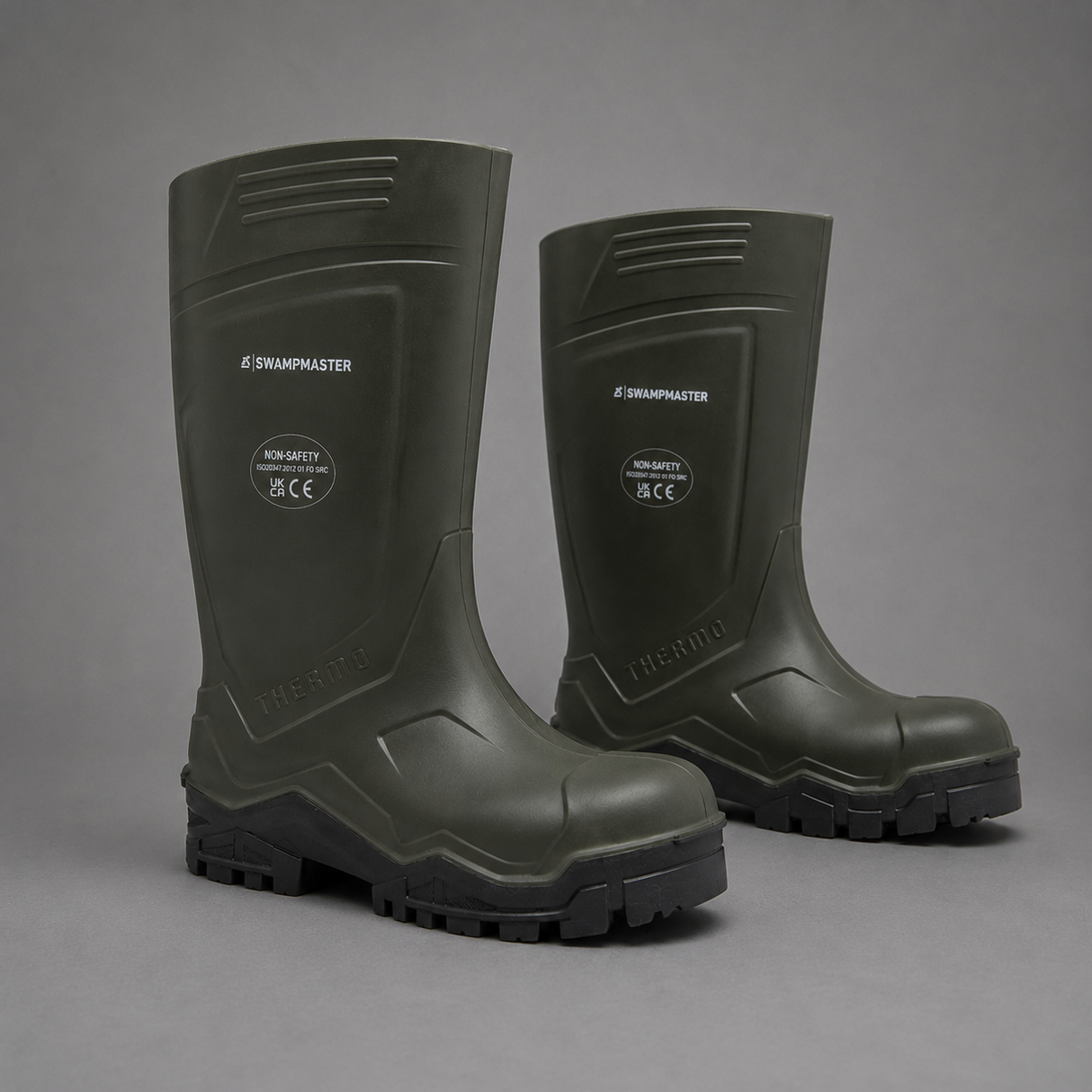 Swampmaster Pro Thermo S5 Safety Wellington Boots – Lightweight, -50°C Rated & Composite Toe | Green