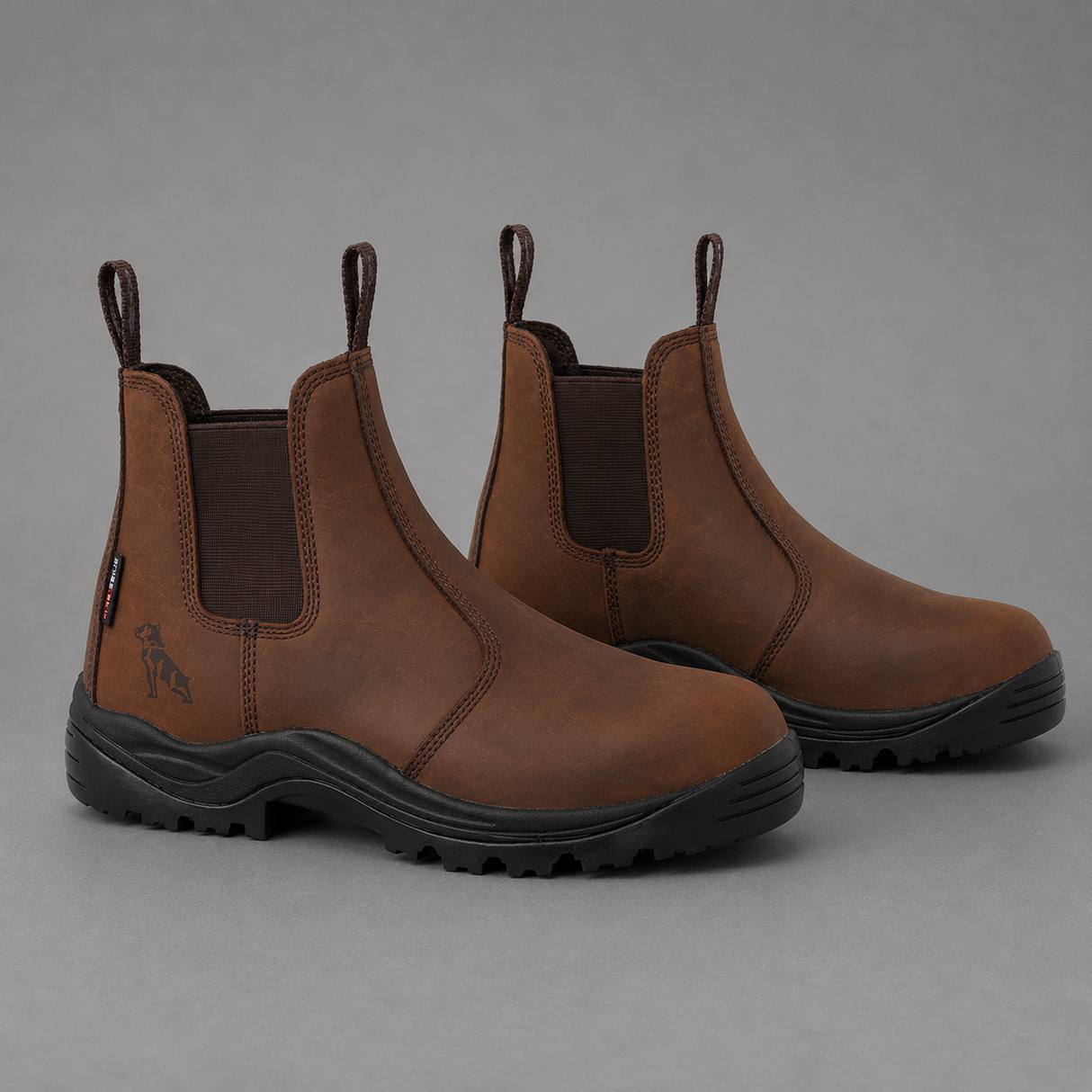 Mack Farmer Non-Safety Dealer Boot – Water-Resistant Leather, Cambrelle Lining & Dual Density Outsole | Dark Brown